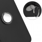 Sony Xperia 1 VI „Kickstand“ cieta silikona (TPU) melns apvalks