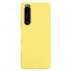 Sony Xperia 1 IV „Shell“ cieta silikona (TPU) dzeltens apvalks