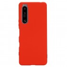 Sony Xperia 1 IV „Shell“ cieta silikona (TPU) sarkans apvalks