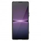 Sony Xperia 1 V „Carbon“ cieta silikona (TPU) melns vāciņš