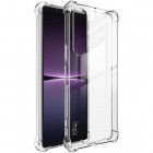 Sony Xperia 1 V Imak pastiprinātas aizsardzības cieta silikona (TPU) dzidrs vāciņš