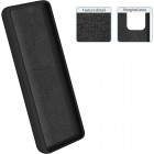 Sony Xperia 1 V „Shell“ cieta silikona (TPU) melns apvalks