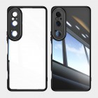 Sony Xperia 1 VI "Mofan" caurspīdīgs cieta silikona (TPU) apvalks - melns