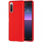 Sony Xperia 10 II Shell cieta silikona (TPU) sarkans apvalks