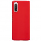 Sony Xperia 10 II Shell cieta silikona (TPU) sarkans apvalks