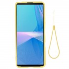 Sony Xperia 10 III Shell cieta silikona (TPU) dzeltens apvalks 