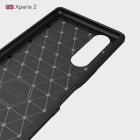 Sony Xperia 5 „Mofi“ Carbon cieta silikona (TPU) melns apvalks