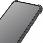 Sony Xperia 5 III Imak pastiprinātas aizsardzības pelēks cieta silikona (TPU) dzidrs vāciņš + ekrāna aizsargplēve