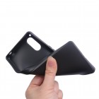 Sony Xperia 5 V cieta silikona (TPU) melns apvalks