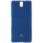 Sony Xperia C5 Ultra Mercury zils cieta silikona (TPU) apvalks