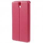 Sony Xperia C5 Ultra Roar Noble ādas atvēramais rozs futrālis