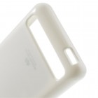 Sony Xperia E1 Mercury balts cieta silikona (TPU) apvalks