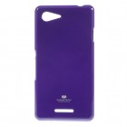 Sony Xperia E3 Mercury violeta cieta silikona (TPU) apvalks