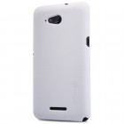 Sony Xperia E4g Nillkin Frosted Shield balts plastmasas apvalks + ekrāna aizsargplēve