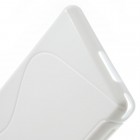Sony Xperia M2 Aqua balts cieta silikona (TPU) apvalks
