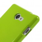 Sony Xperia M2 D2303 Mercury zaļš cieta silikona (TPU) futrālis
