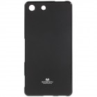 Sony Xperia M5 Mercury melns cieta silikona (TPU) apvalks