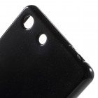 Sony Xperia M5 Mercury melns cieta silikona (TPU) apvalks
