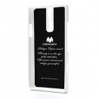 Sony Xperia S Mercury balts cieta silikona (TPU) futrālis