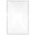 Sony Xperia Tablet Z2 X-style cieta silikona (TPU) apvalks - balts