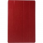 Sony Xperia Tablet Z4 atvēramais sarkans ādas maciņš
