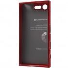 Sony Xperia X Compact (F5321) Mercury sarkans cieta silikona (TPU) futrālis