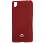 Sony Xperia X (F5121, F5122) Mercury sarkans cieta silikona (TPU) apvalks