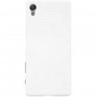 Sony Xperia X Performance Nillkin Frosted Shield balts plastmasas futrālis + ekrāna aizsargplēve