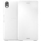 Oficiāls Sony Xperia X Style Cover Flip balts atvērams maciņš SCR52 (maks)