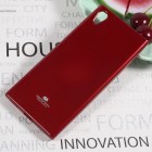 Sony Xperia XA1 Mercury sarkans cieta silikona (TPU) apvalks