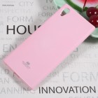 Sony Xperia XA1 Mercury gaiši rozs cieta silikona (TPU) apvalks
