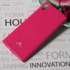 Sony Xperia XA1 Mercury tumši rozs cieta silikona (TPU) apvalks