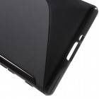 Sony Xperia XZ (Xperia XZs) cieta silikona (TPU) melns apvalks