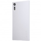 Nillkin Frosted Shield Sony Xperia XZ (Xperia XZs) balts plastmasas futrālis + ekrāna aizsargplēve