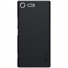 Nillkin Frosted Shield Sony Xperia XZ Premium (Xperia XZ Premium Dual) melns plastmasas futrālis