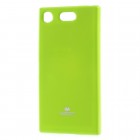 Sony Xperia XZ1 Compact Mercury zaļš cieta silikona (TPU) apvalks