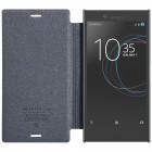 Sony Xperia XZ1 Compact „Nillkin“ Sparkle atvēramais pelēks maciņš