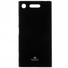 Sony Xperia XZ1 Mercury melns cieta silikona (TPU) apvalks
