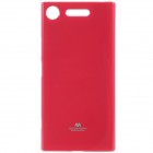 Sony Xperia XZ1 Mercury tumši rozs cieta silikona (TPU) apvalks