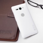 Nillkin Frosted Shield Sony Xperia XZ2 Compact balts plastmasas futrālis + ekrāna aizsargplēve