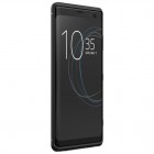 Sony Xperia XZ3 „Carbon“ cieta silikona (TPU) melns apvalks