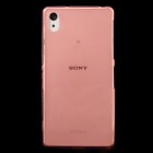 Sony Xperia Z2 dzidrs (caurspīdīgs) cieta silikona TPU pasaulē planākais sarkans futrālis