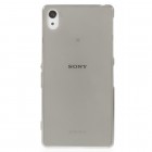 Sony Xperia Z2 dzidrs (caurspīdīgs) cieta silikona TPU pasaulē planākais pelēks futrālis
