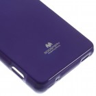 Sony Xperia Z3 Compact Mercury violeta cieta silikona (TPU) futrālis