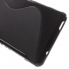 Sony Xperia Z3 Compact melns cieta silikona futrālis