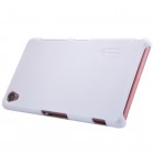 Sony Xperia Z3 Nillkin Frosted Shield balts plastmasas apvalks + ekrāna aizsargplēve