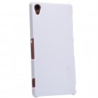Sony Xperia Z3 Nillkin Frosted Shield balts plastmasas apvalks + ekrāna aizsargplēve