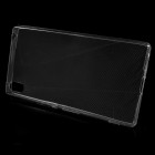 Sony Xperia Z3+ Pluss dzidrs (caurspīdīgs) cieta silikona TPU pasaulē planākais apvalks