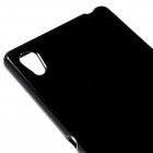 Sony Xperia Z3+ Pluss Mercury melns cieta silikona (TPU) apvalks