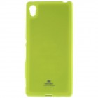 Sony Xperia Z3+ Pluss Mercury zaļš cieta silikona (TPU) apvalks